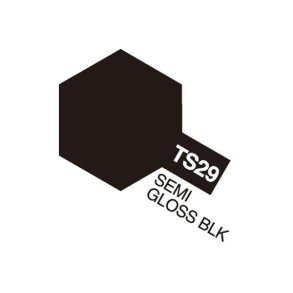 TS-29 Semi Gloss Black, spray 100 ml - Tamiya